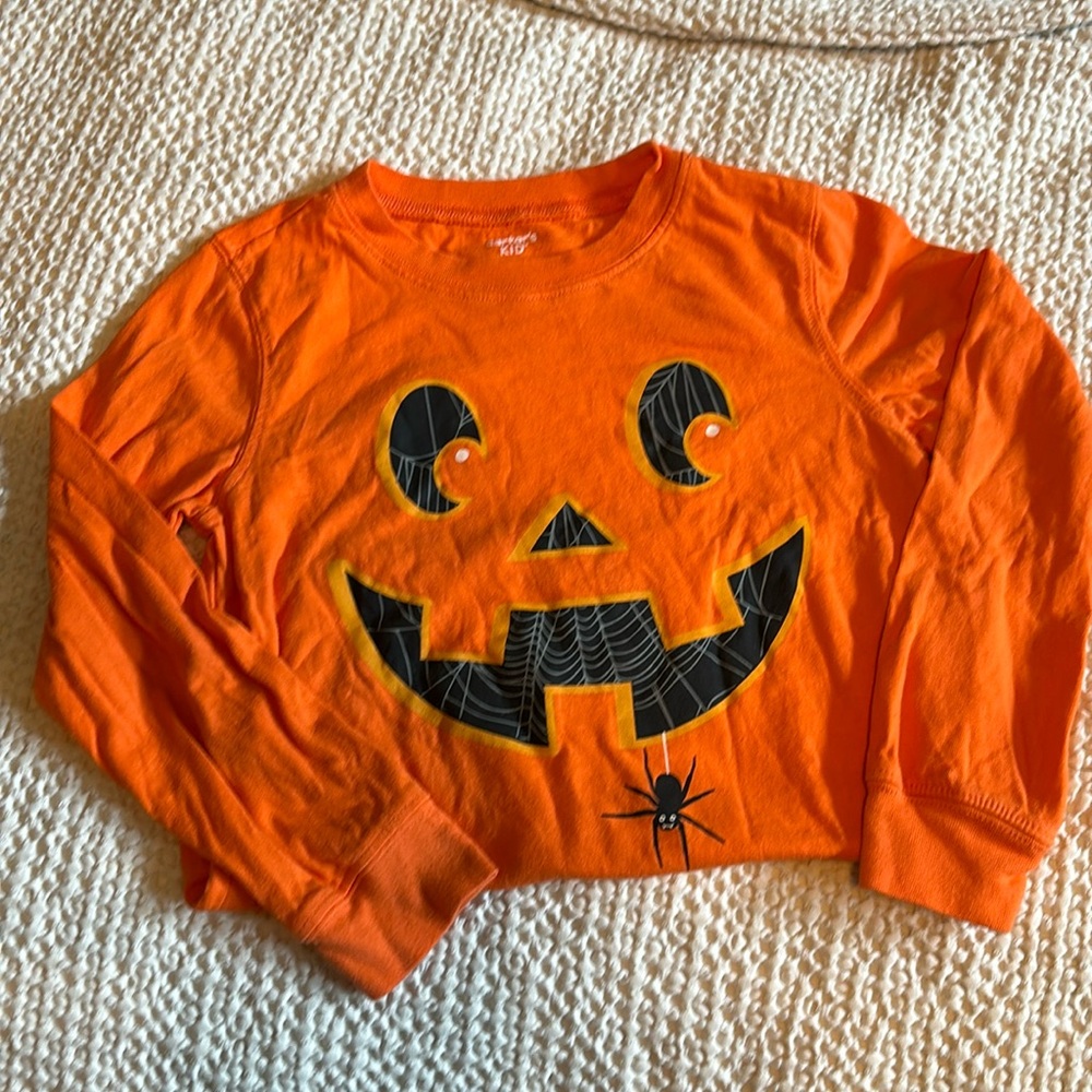 Pumpkin kids size 7 shirt Carter
